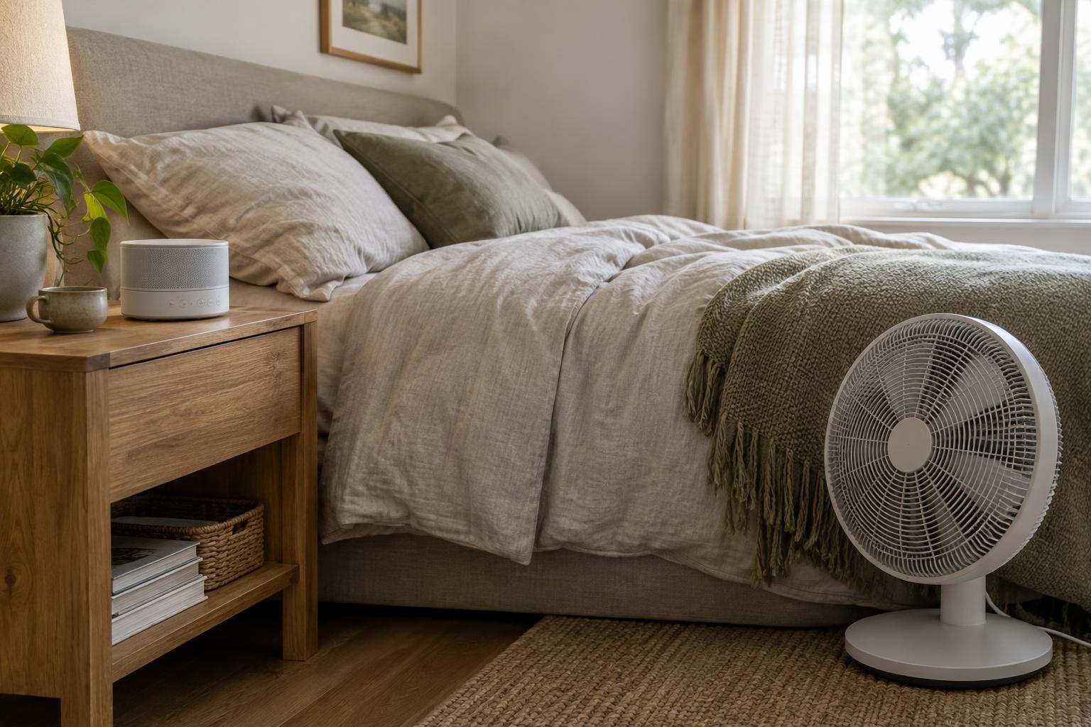 Fans vs Sound Machines: Choosing a Way to Mask Bedroom Noise