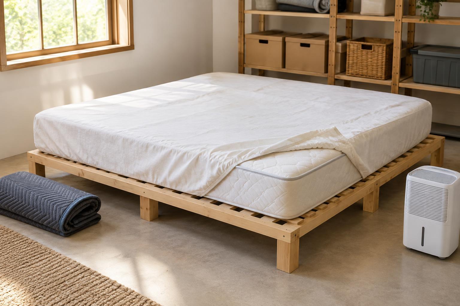 How to Store a Mattress Without Bending or Trapping Moisture