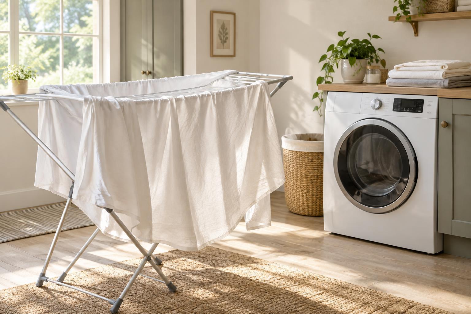 How to Dry Sheets to Limit Shrinkage and Stiffness