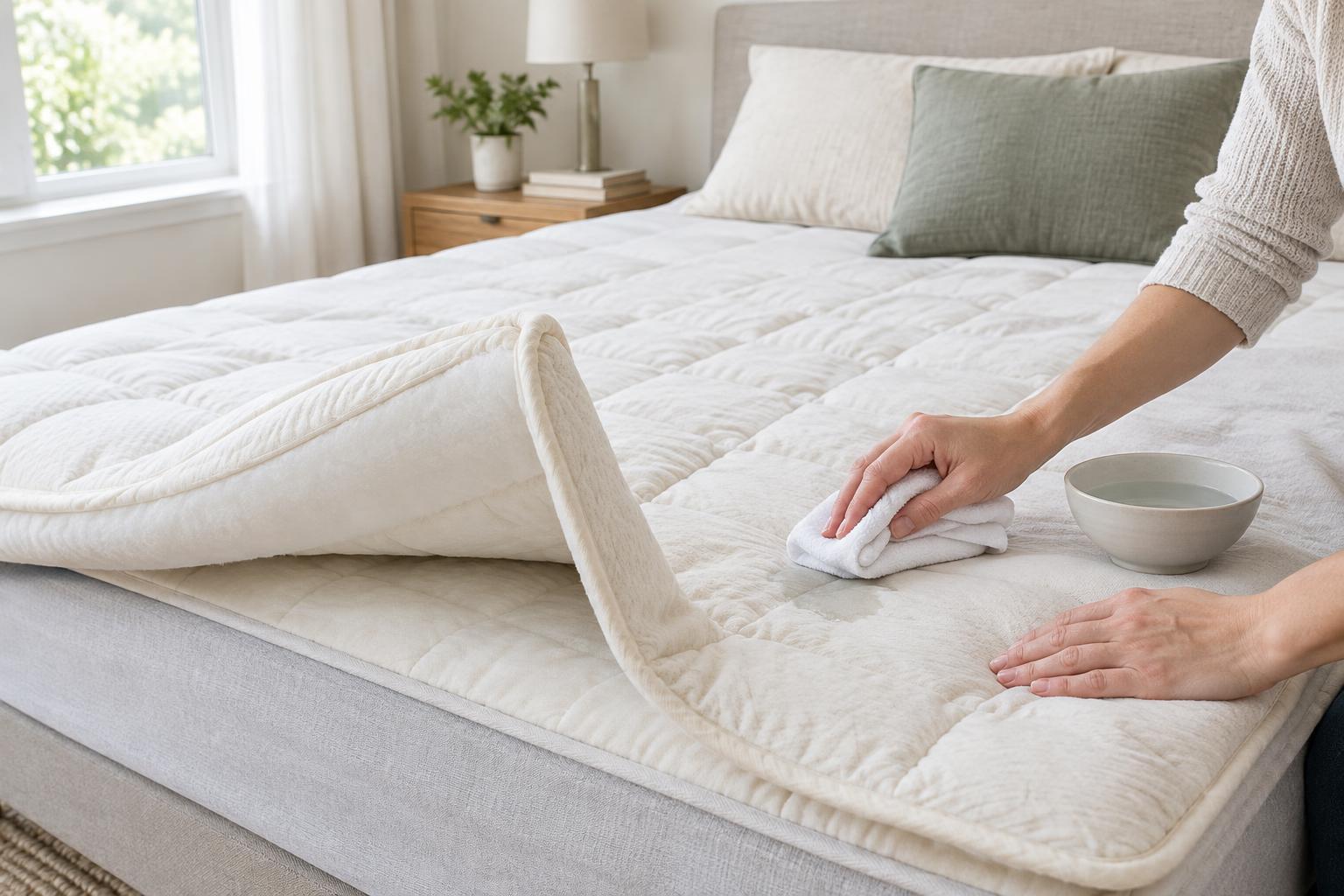 How to Clean a Mattress Topper Based on Its Material