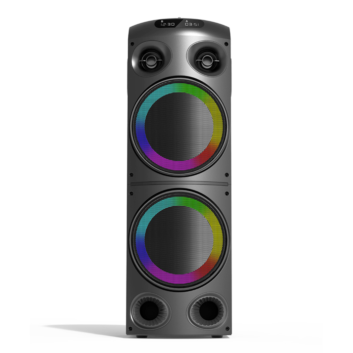 Torre, de, Sonido, 2400, watts, USB, Bluetooth, Aux, Luz, Moonki, MW-M2823LT.