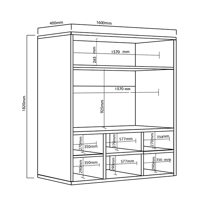 Rack, Visión, Para, Tv, de, Hasta, 65, 2, Puertas, Estantes, Roble, Natural, y, Blanco, Delos, DVS05RNB.