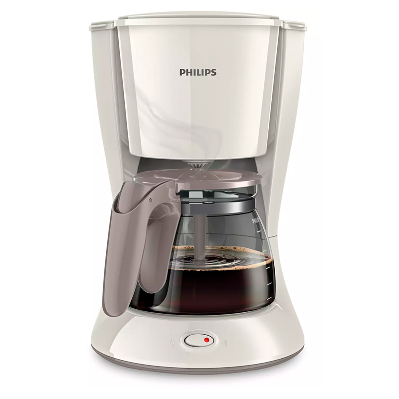 Cafetera, Blanca, 1.2, Litros, Jarra, Vidrio, Filtro, Lavable, Philips, HD7461/00.