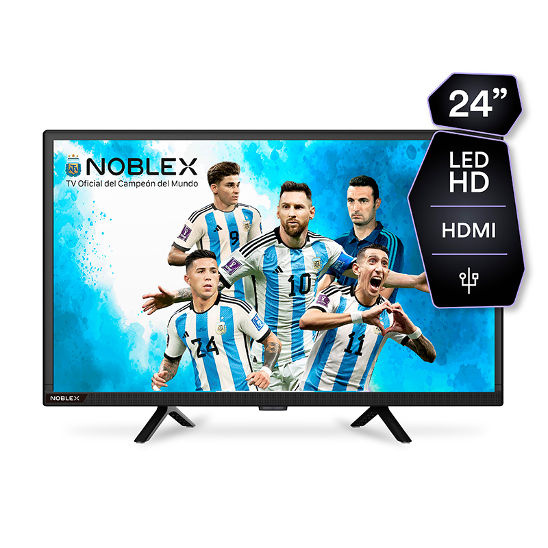 tv, televisor, televisores, led, tv led, televisión, noblex, hd, usb, hdmi, DB24X4000, novogar.