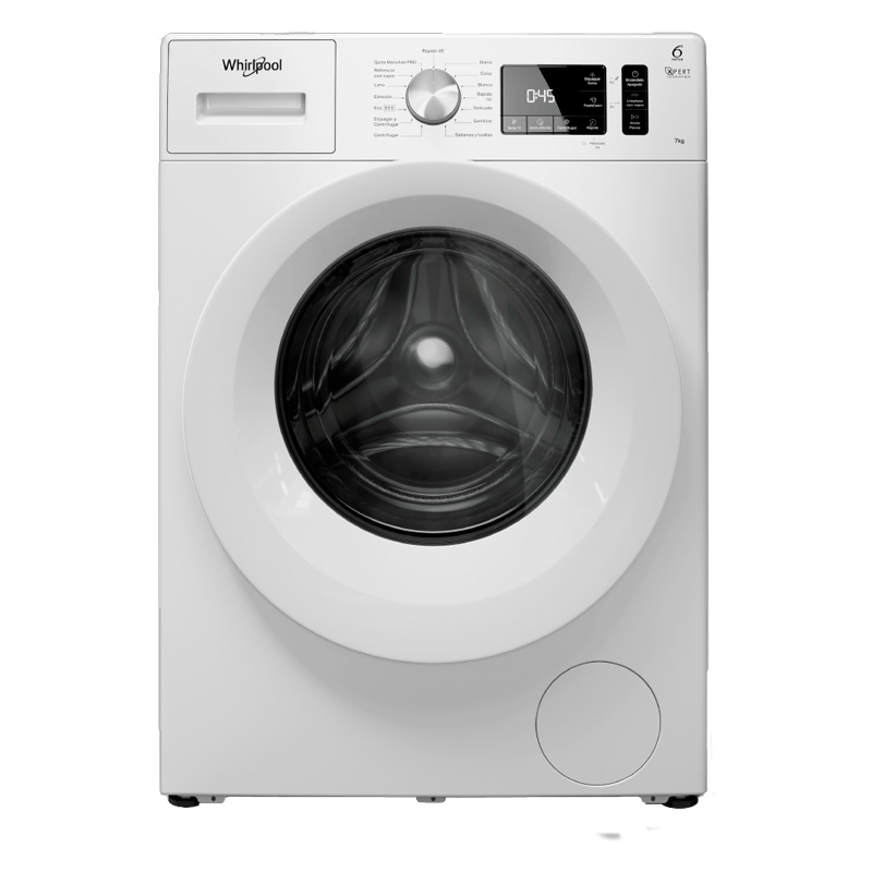 lavarropa, lavarorpas, automático, automáticos, inverter, whirlpool, 7kg, 1200rpm, blanco, WNQ70AB.