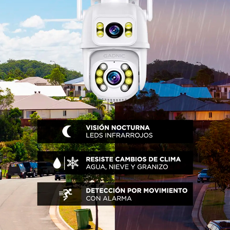 camara, camaras, de seguridad, de vigilancia, seguridad, vigilancia, gadnic, doble, 4k, wifi, wi-fi, vision, nocturna, P2P00057.