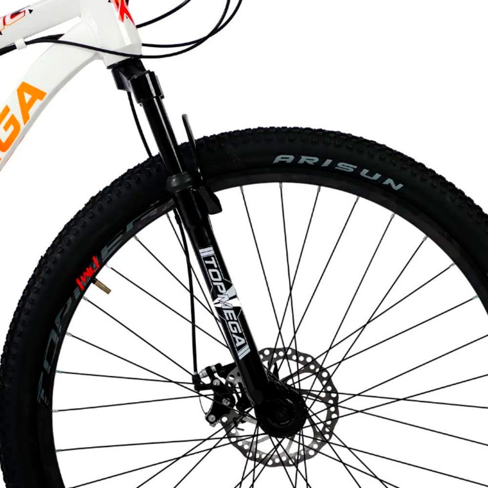 bicicleta, bicicletas, bici, bicis, mountain, bike, mountain bike, regal, topmega, rodado 29, rod 29, cuadro de aluminio, aluminio, 21 velocidades, gris, rojo, naranja, talle M, 1007967.